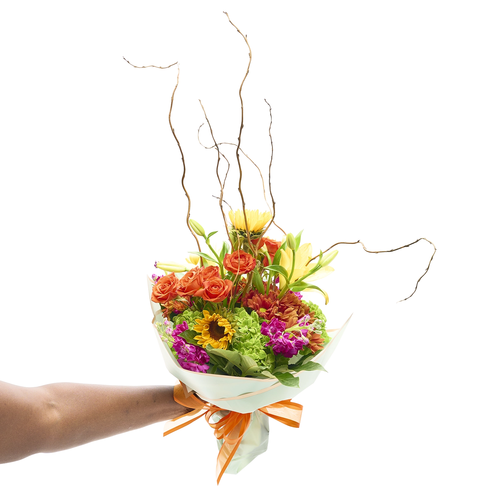 Golden Harvest Wrapped Bouquet