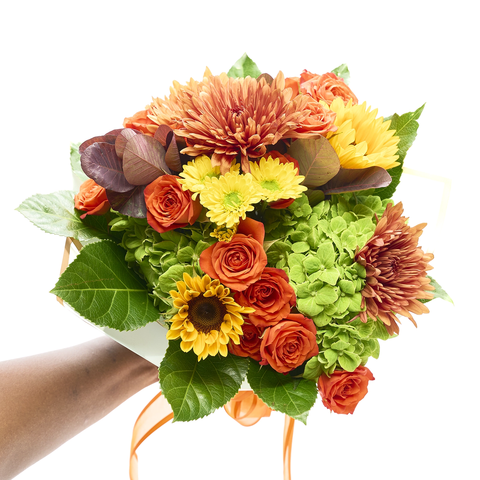 Twilight Ember Wrapped Bouquet